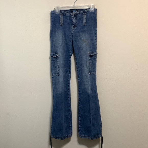 Vintage Jeans Vintage R4r Low Rise Cargo Flare Jeans Poshmark